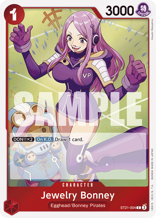 Carte Jewelry Bonney ST21-004 Common — One Piece TCG ST-21 (Bandai)