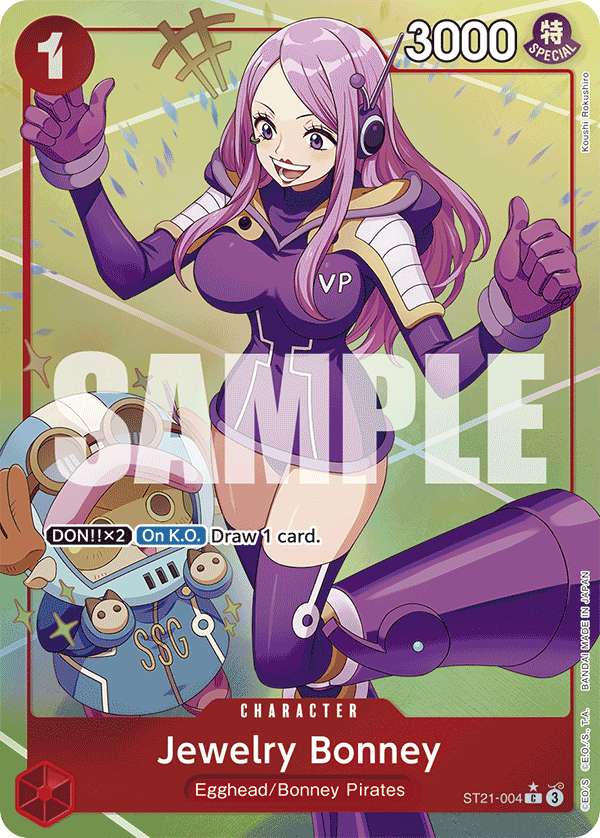 Carte Jewelry Bonney ST21-004_p1 Common — One Piece TCG ST-21 (Bandai)