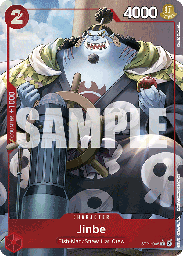 Carte Jinbe ST21-005_p1 Common Alt Art — One Piece TCG ST-21 Starter Deck: Gear5 (Bandai)