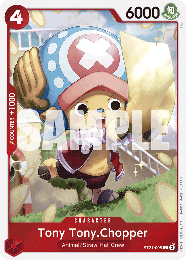 Carte Tony-Tony Chopper ST21-008 Common — One Piece TCG ST-21 Starter Deck: Gear5 (Bandai)