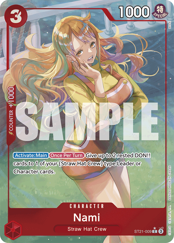 Carte Nami ST21-009_p1 Common Alt Art — One Piece TCG ST-21 Starter Deck: Gear5 (Bandai)