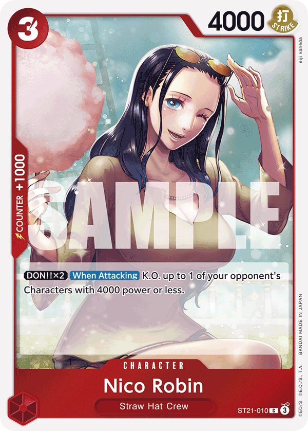 Carte Nico Robin ST21-010 Common — One Piece TCG ST-21 Starter Deck: Gear5 (Bandai)
