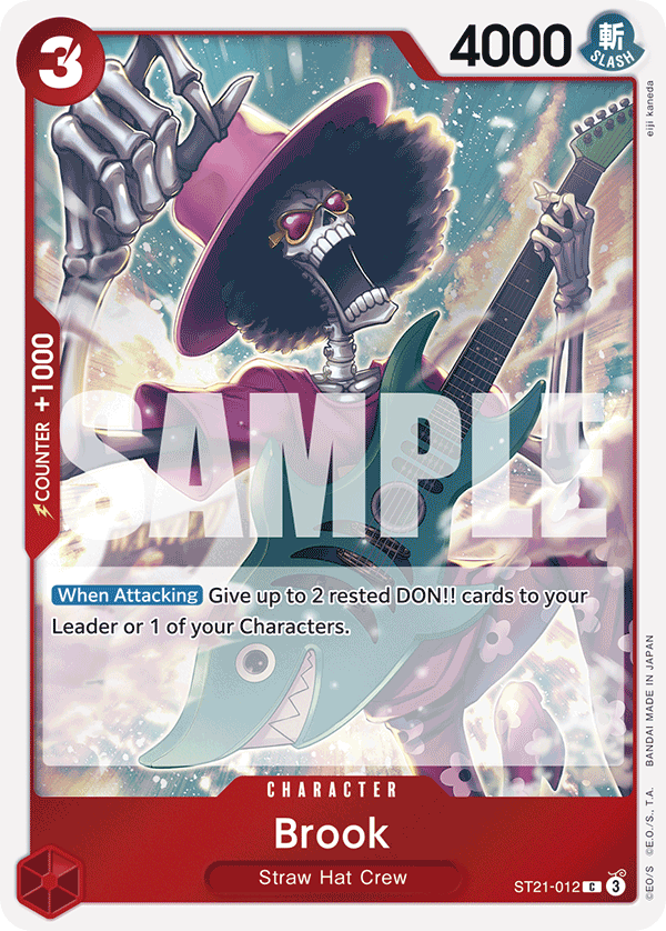 Carte Brook ST21-012 Common — One Piece TCG ST-21 Starter Deck: Gear5 (Bandai)