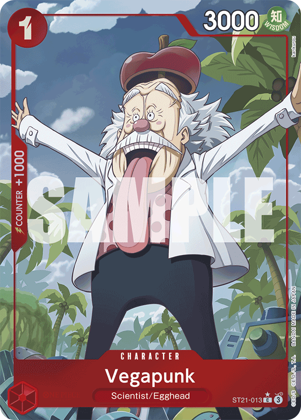 Carte Végapunk ST21-013_p1 Common Alt Art — One Piece TCG ST-21 Starter Deck: Gear5 (Bandai)
