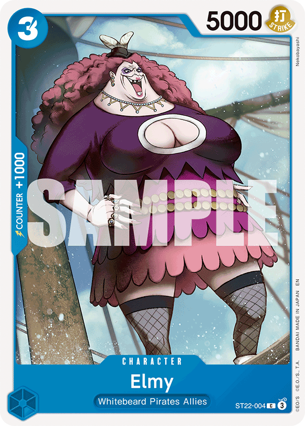 Carte Elmy ST22-004 Common — One Piece TCG ST-22 Starter Deck: Ace & Newgate (Bandai)