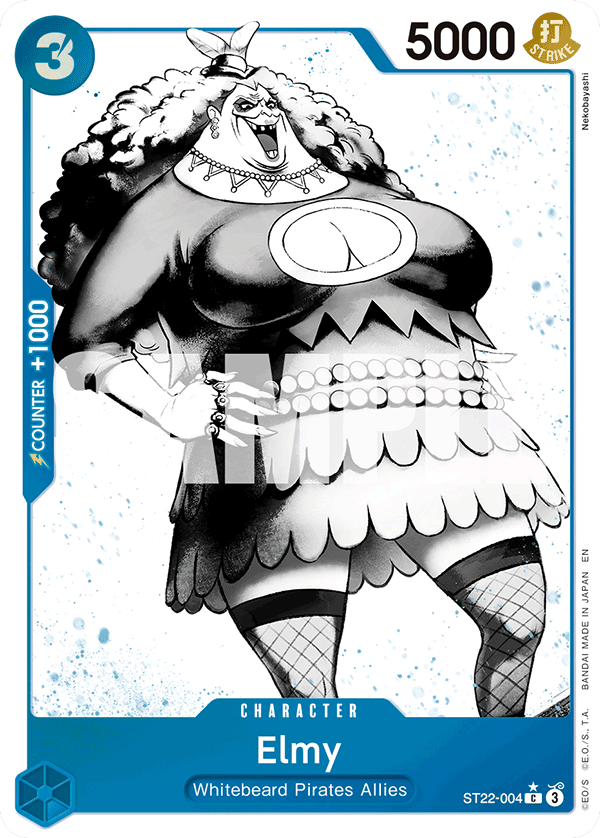 Carte Elmy ST22-004_p1 Common Alt Art — One Piece TCG ST-22 Starter Deck: Ace & Newgate (Bandai)