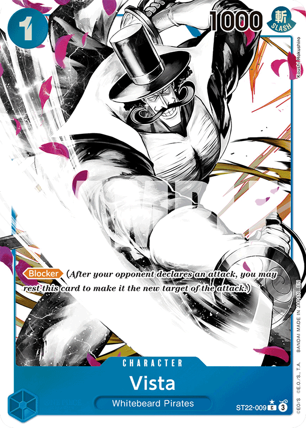 Carte Vista ST22-009_p1 Common Alt Art — One Piece TCG ST-22 Starter Deck: Ace & Newgate (Bandai)