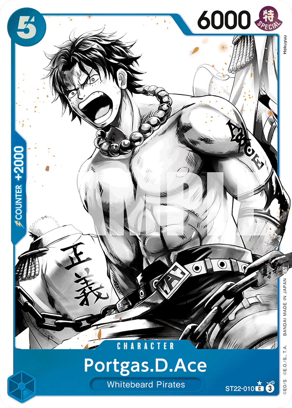 Carte Portgas D. Ace ST22-010_p1 Common Alt Art — One Piece TCG ST-22 Starter Deck: Ace & Newgate (Bandai)