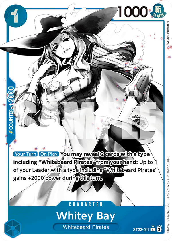 Carte Whitey Bay ST22-011_p1 Common Alt Art — One Piece TCG ST-22 Starter Deck: Ace & Newgate (Bandai)
