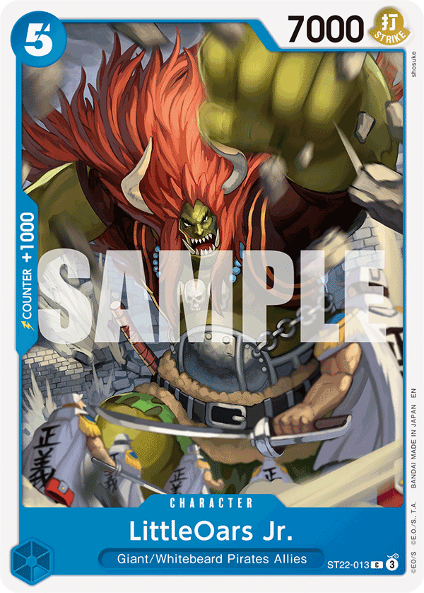 Carte Little Oz Junior ST22-013 Common — One Piece TCG ST-22 Starter Deck: Ace & Newgate (Bandai)