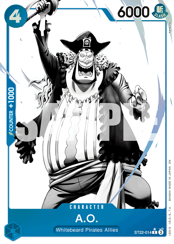 Carte A.O ST22-014_p1 Common Alt Art — One Piece TCG ST-22 Starter Deck: Ace & Newgate (Bandai)