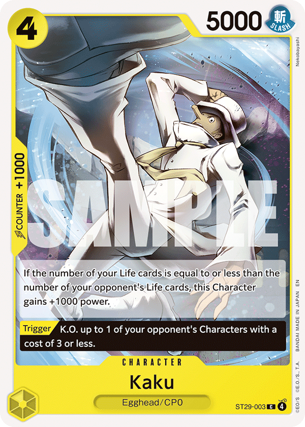 Carte Kaku ST29-003 Common — One Piece TCG ST-29 (Bandai)