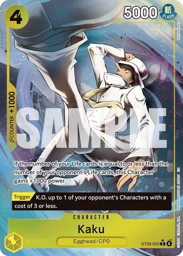 Carte Kaku ST29-003_p1 Common — One Piece TCG ST-29 (Bandai)