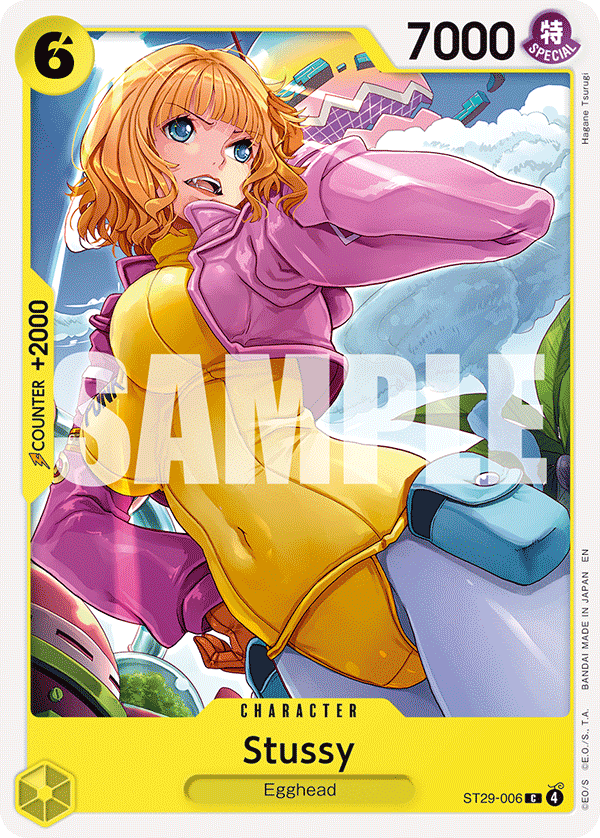 Carte Stussy ST29-006 Common — One Piece TCG ST-29 Starter Deck: Egghead (Bandai)