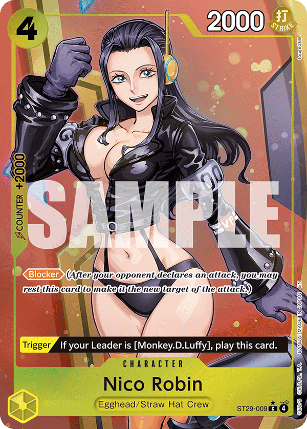 Carte Nico Robin ST29-009_p1 Common Alt Art — One Piece TCG ST-29 Starter Deck: Egghead (Bandai)