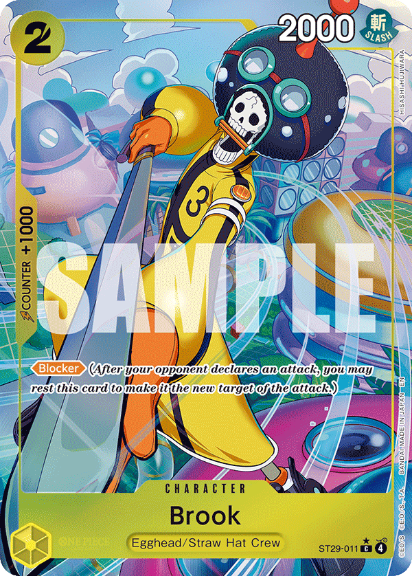 Carte Brook ST29-011_p1 Common Alt Art — One Piece TCG ST-29 Starter Deck: Egghead (Bandai)