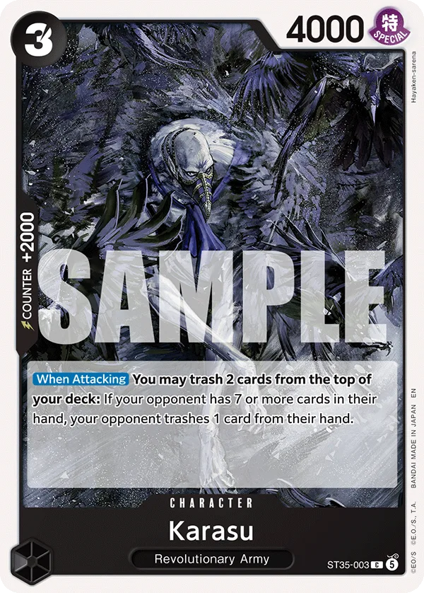 Carte Corbeau ST35-003 Common — One Piece TCG ST-35 (Bandai)
