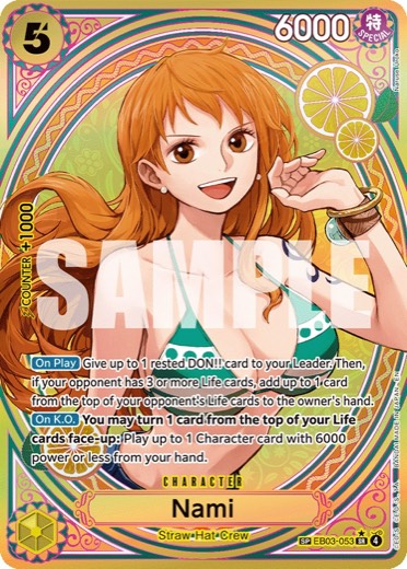 Nami SP EB03-053 Heroines Edition