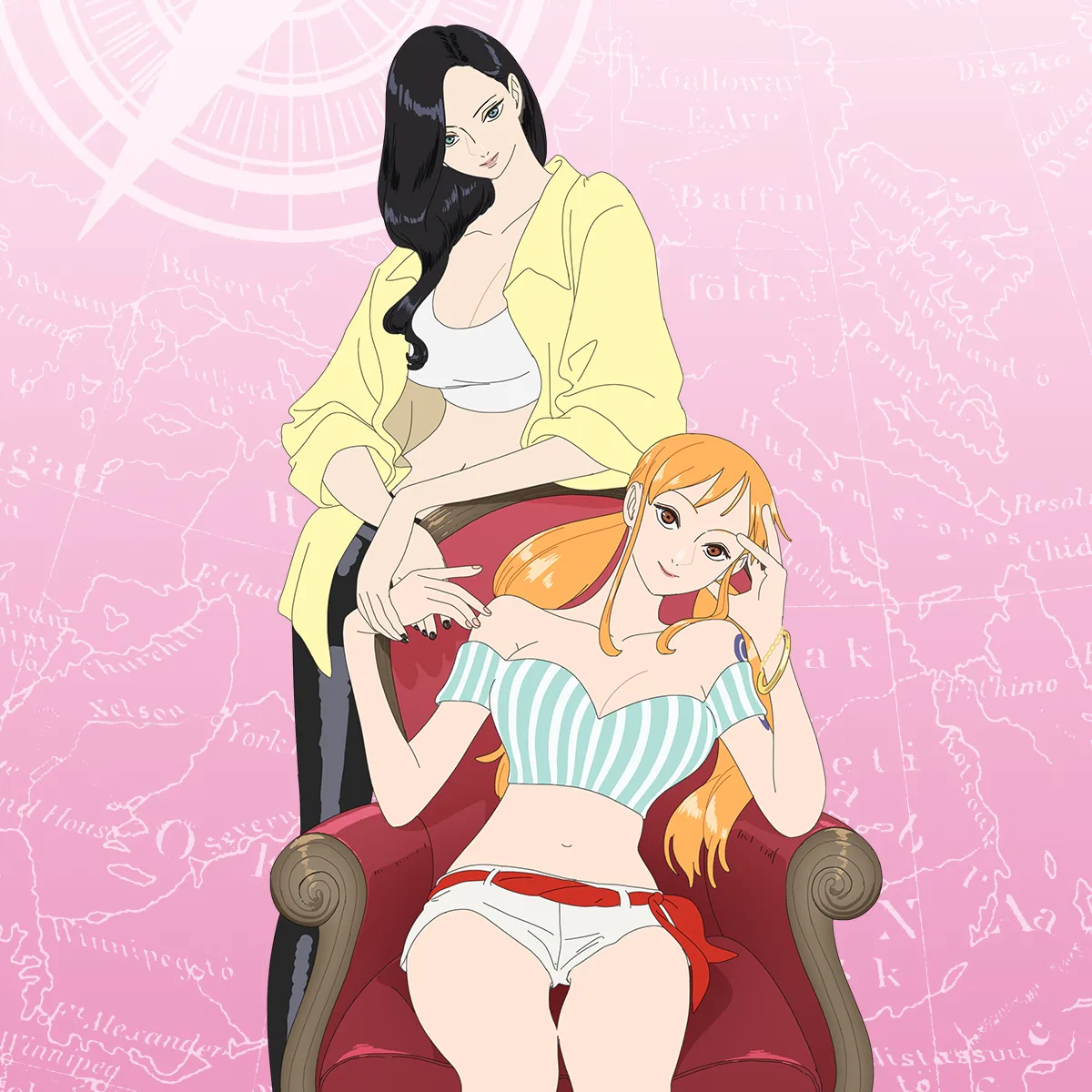 Visuel officiel de l'EB-05 ONE PIECE Heroines Edition vol.2 : Nico Robin et Nami, sortie le 30 octobre 2026