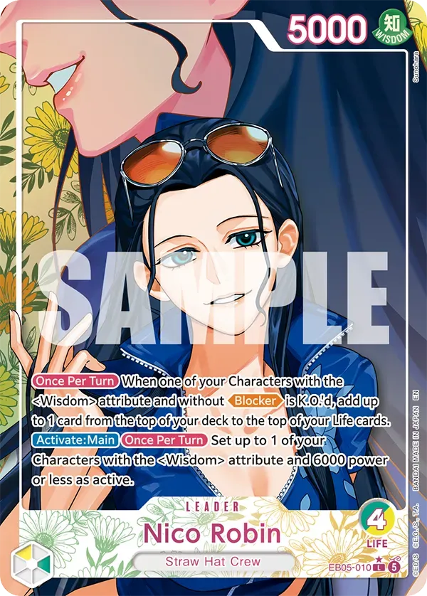 Nico Robin EB05-010 (Leader parallèle) — One Piece Card Game EB-05