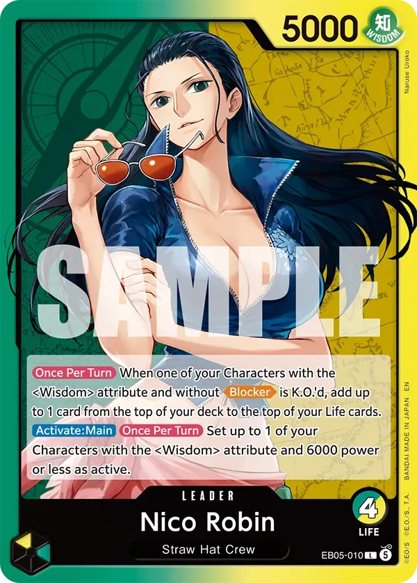 Nico Robin EB05-010 (Leader) — One Piece Card Game EB-05