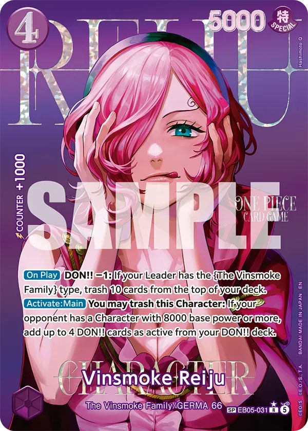Vinsmoke Reiju EB05-031 — One Piece Card Game EB-05