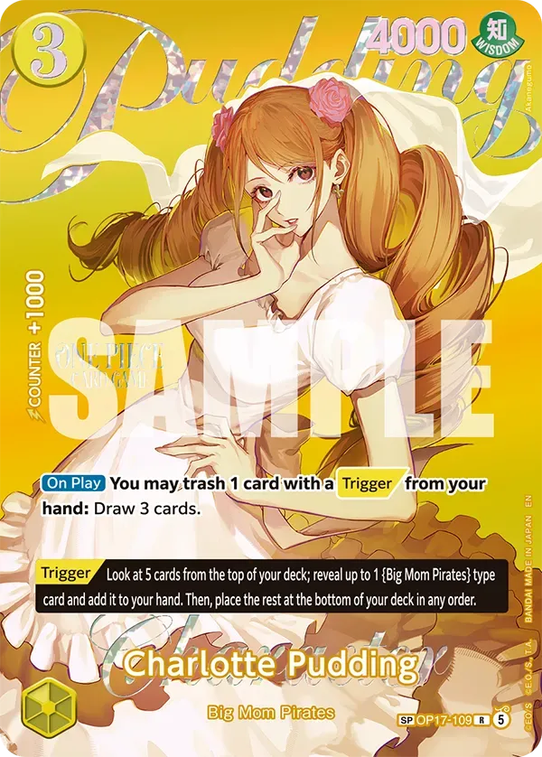 Charlotte Pudding OP17-109 (SP) — One Piece Card Game EB-05