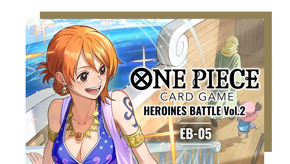 Visuel officiel du Heroines Battle Vol.2 One Piece Card Game, tournoi en boutique réservé aux Leaders héroïnes, du 6 novembre au 6 décembre 2026