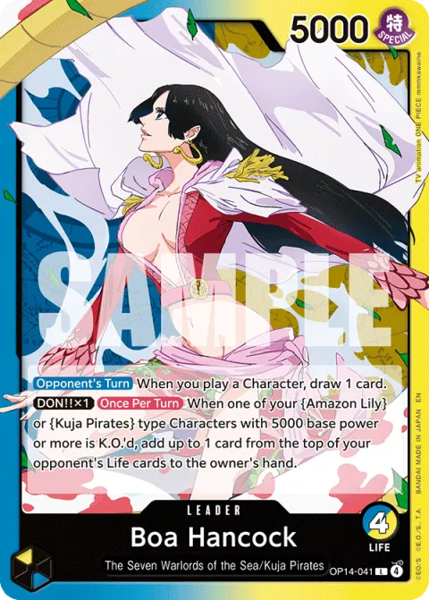 Carte Leader OP14-041 Boa Hancock One Piece Card Game