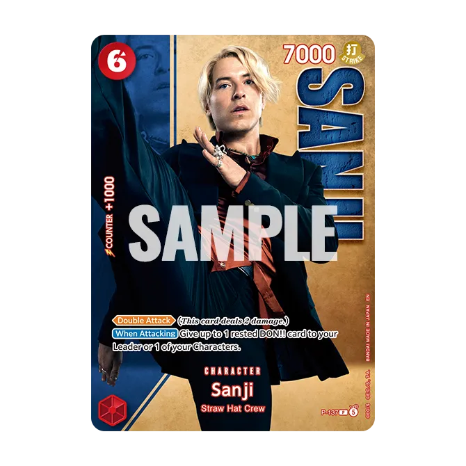 Carte P-137 Sanji Live Action Edition vol.2, Taz Skylar en Sanji