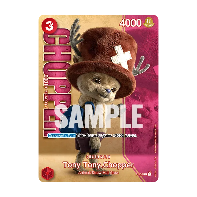 Carte P-138 Tony Tony Chopper Live Action Edition vol.2, Chopper de la série Netflix