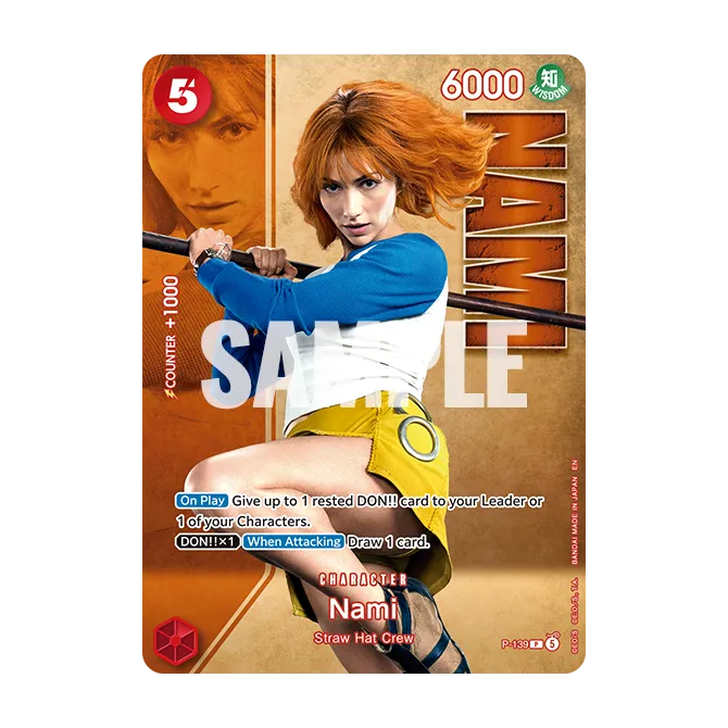 Carte P-139 Nami Live Action Edition vol.2, Emily Rudd en Nami