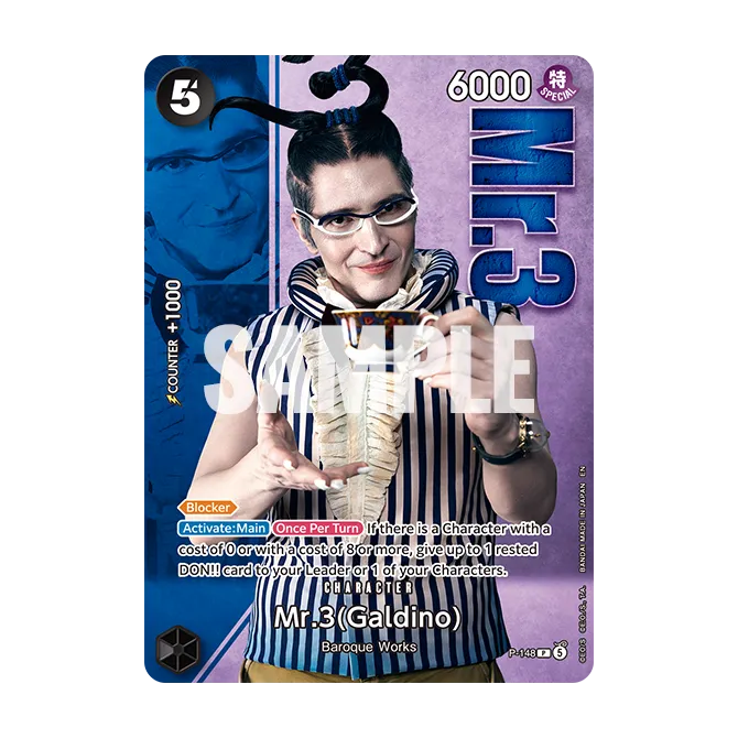 Carte P-148 Mr.3 (Galdino) Live Action Edition vol.2