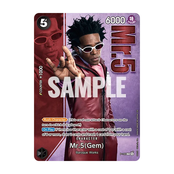Carte P-149 Mr.5 (Gem) Live Action Edition vol.2