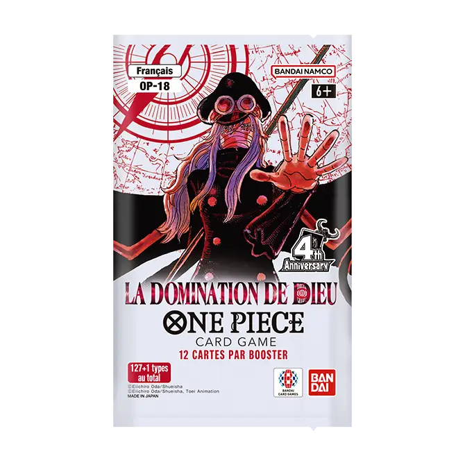 Booster officiel français OP-18 La Domination de Dieu (The Dominance of God), sortie le 20 novembre 2026